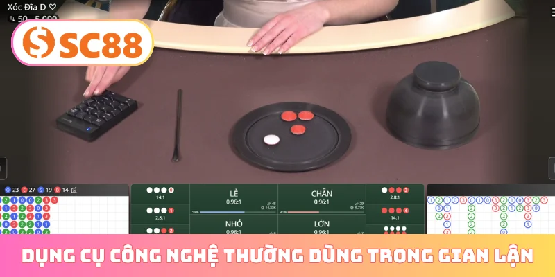 Dụng cụ công nghệ thường dùng trong gian lận
